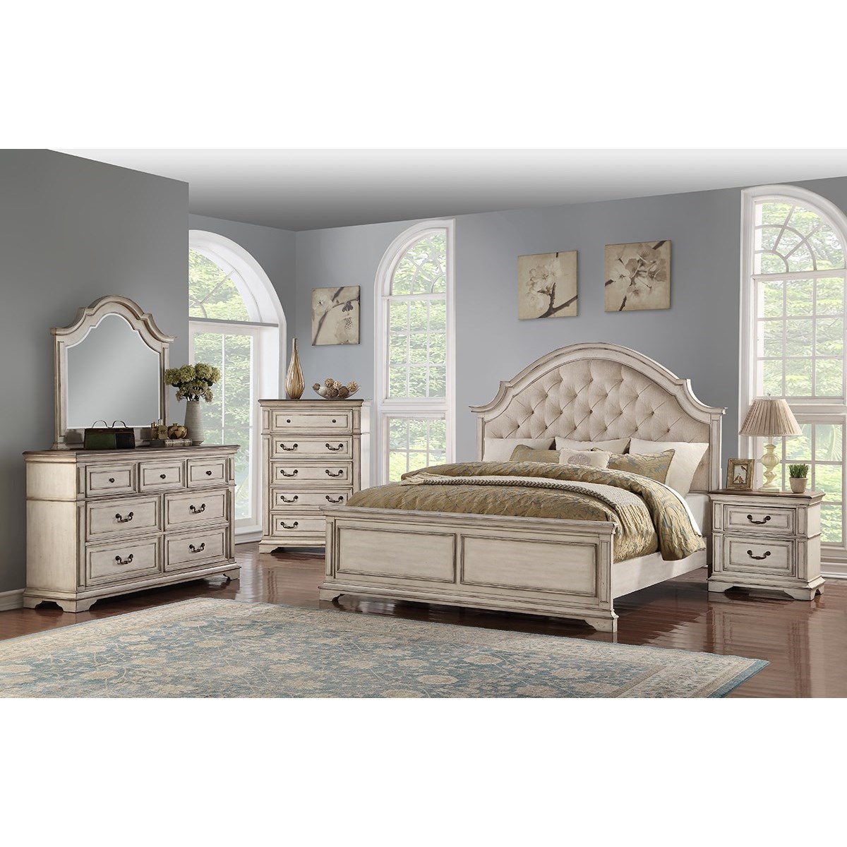 New Classic Anastasia B1731 070 Relaxed Vintage 5 Drawer Chest